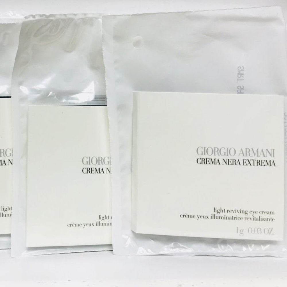 4 Armani LIGHT REVIVING EYE CREAM Samples